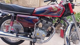 Honda cg125 2022 model red color Luxh condition