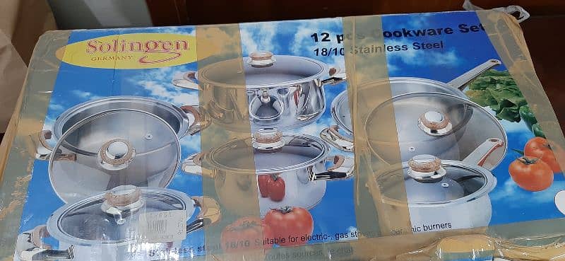 STAINLESS STEEL HEAVY DUTY COOK WEAR SET 5