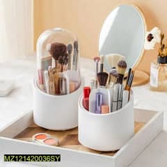 360 Rotating Makeup Brush Organizer