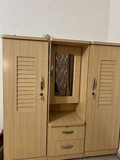 3 door cupboard (cupboard, wardrobe, Almari)