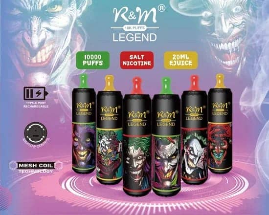 Wholesale R&M Legend Disposable Vape Pen 10000 Puffs Vap Pod 15