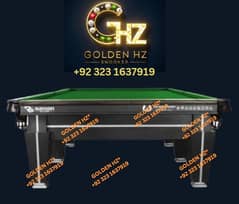 Snooker Table | Golden | WIRAKA | STAR | RASSON | SHENDAR | FOR Sale