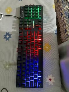 Optimax RGB Gaming semi mechanical keyboard