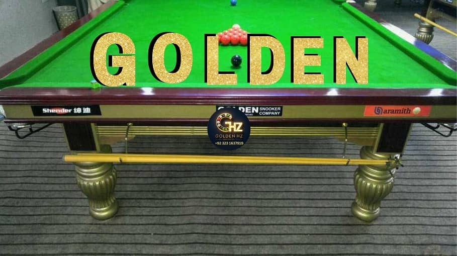 Snooker Table |Pool Table| WIRAKA | STAR | RASSON | SHENDAR 0