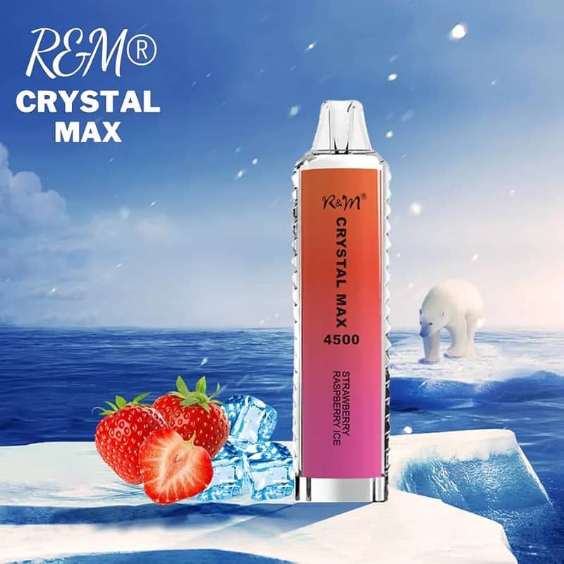 RandM Crystal Max 4500 Puffs Disposable Vape, Prefilled Fruit Flavours 4