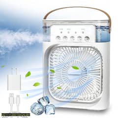 multifunction water spray mist fan air cooling