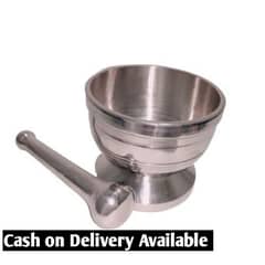 Stainless Steel Hawan Dasta Set