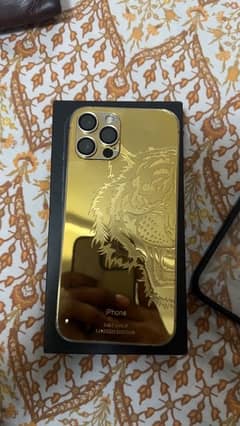 Iphone 12 pro max gold plated