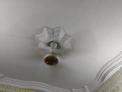 3 Royal and 1 SK Designer Ceiling Fans in excellent working condition