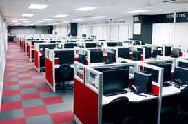 85Seats Furnished Call Center For Rent,0333,5233555