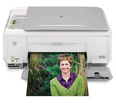 Hp c 3080 wifi printer colour black print all-in-one printer