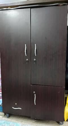 wooden cupboards