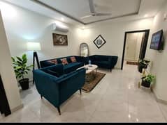 Two beds luxury apartment for rent on daily basis in bahria lahoe