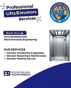 World Elevators Engineering Deals in all Kind of Lifts/Elevators