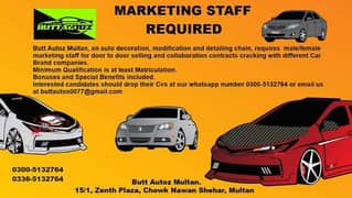 Marketing Staff wanted