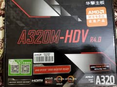 ASRock A320M-HDV R4.0 motherboard New Ryzen mobo 0