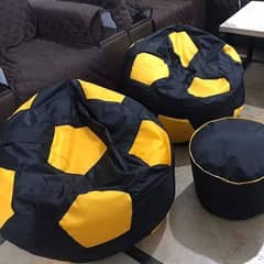 pack of 3 Xl adult size Football Bean Bag