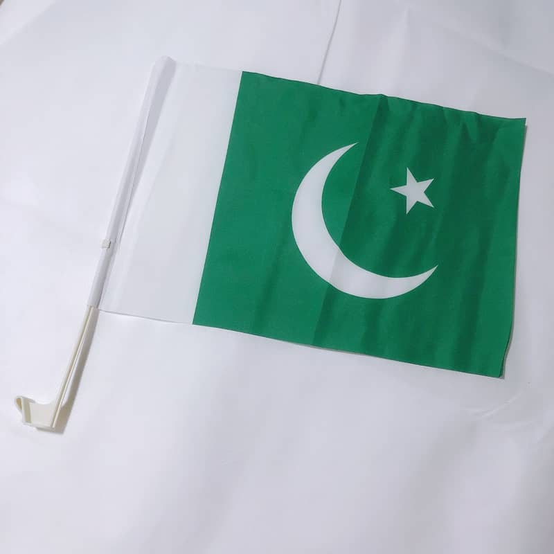 Pakistan Flag for Your Bike or car pole , car flag rod 0