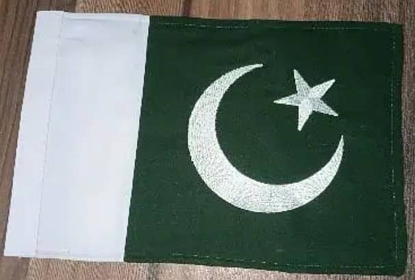 Pakistan Flag for Your Bike or car pole , car flag rod 6