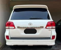 Toyota land cruiser zx 2010 model old parts pearl white color