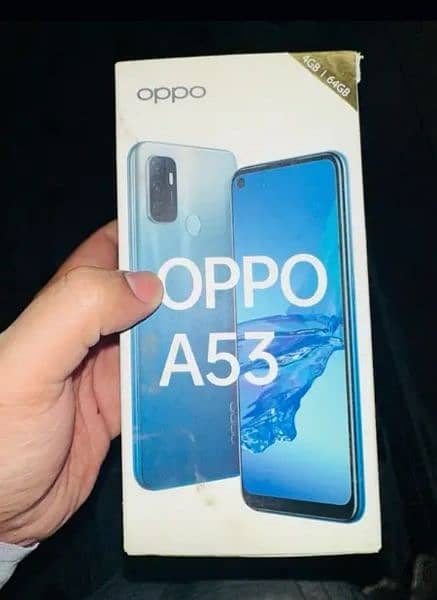 Oppo A53 with full box - 4/64 - 23000/- 3