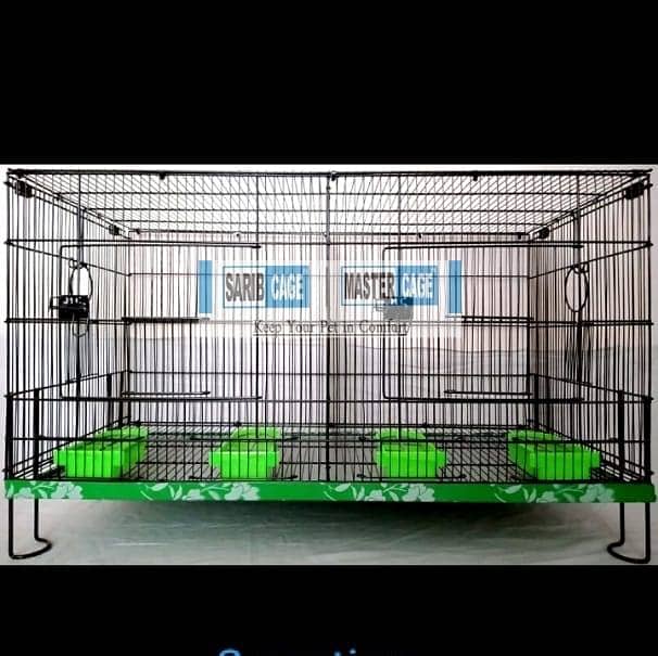 Bird Cage Pinjra Parrot Bajri Australian Tota Pahari Raw Green Cat Dog 15