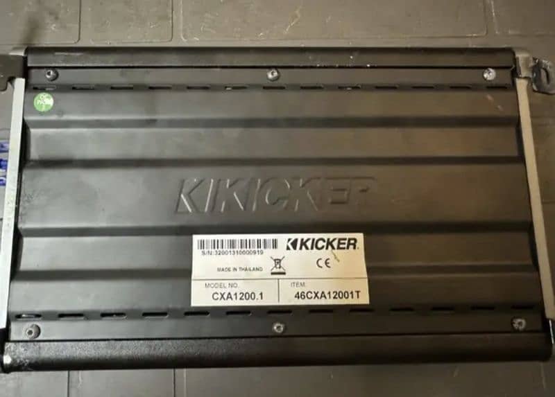 Kicker Cx 1200.1 Mono Car Amplifier 1