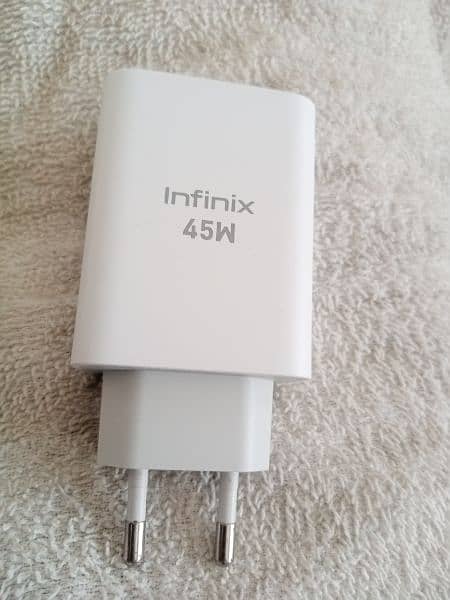 Infinx 45 wat charger original box wala 03129572280 5