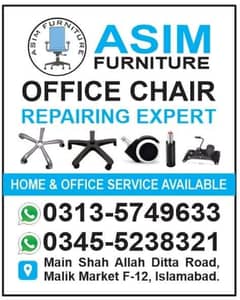 Office chair repairing service available in Isb & Rwp 03135749633