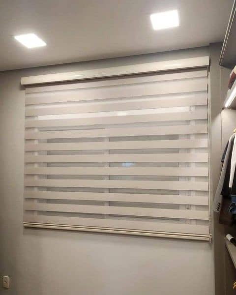 Roller blinds fitting zebra venation blinds All types  interior items 15