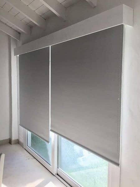 Roller blinds fitting zebra venation blinds All types  interior items 17