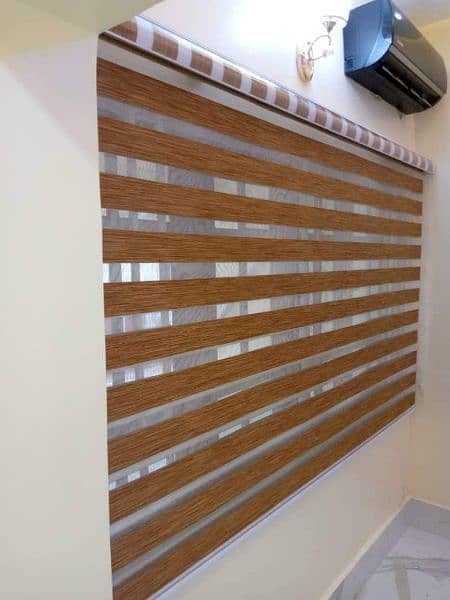 Roller blinds fitting zebra venation blinds All types  interior items 18