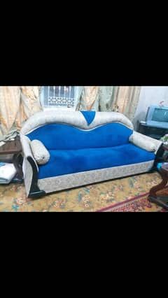 6 seater sofa set almost new