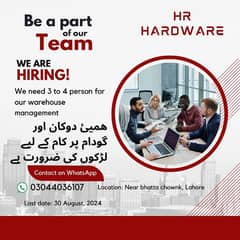 Job in Lahore