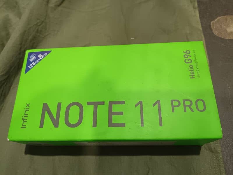 Infinix Note 11 pro with box charger 29k 1