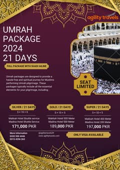 Umrah Packages And UAE dubai Visa 30 60 days Available