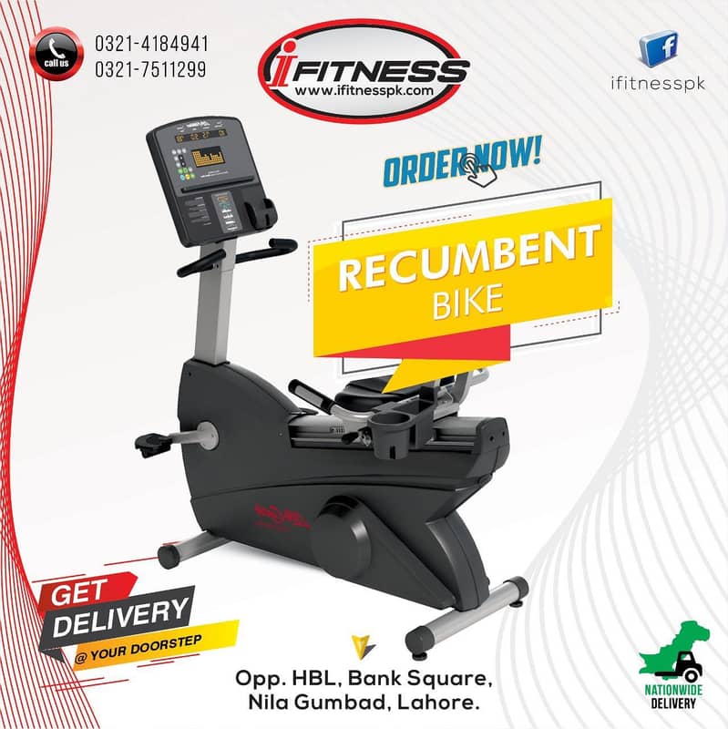 SPIN BIKE | ELLIPTICALS | RECUMBMENT | FITNESS EQUIPMENT | GYM MACHINE 2