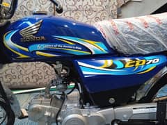 HONDA CD 70 2023/2024 BLUE COLOUR