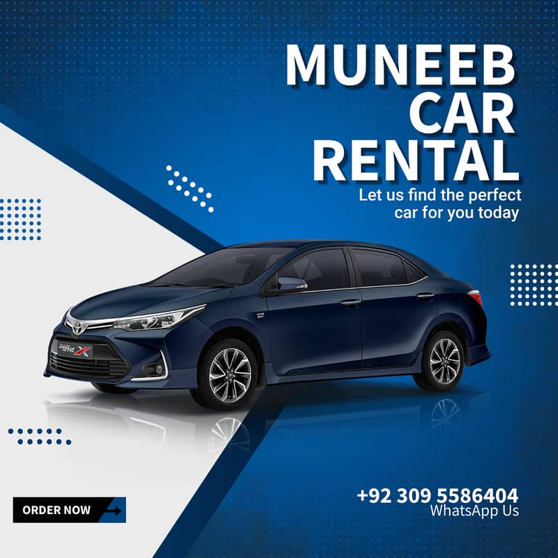 Rent a car Service , Corolla Yaris ,Civic , Revo , Fortuner ,  Prado 5