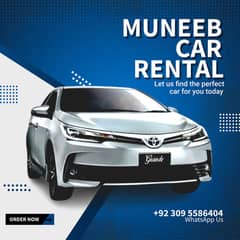 Rent a car Service , Corolla Yaris ,Civic , Revo , Fortuner ,  Prado