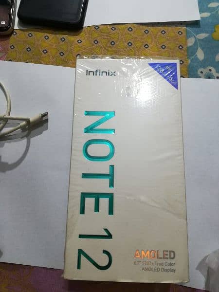 very good condition and good working for sale infinix note 12 mobile 6