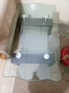 Glass centre table