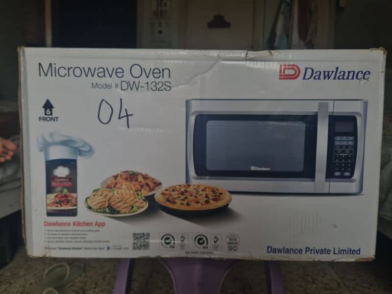 Dawlance microwave oven box pack 1