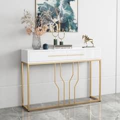 console table side table metal center table