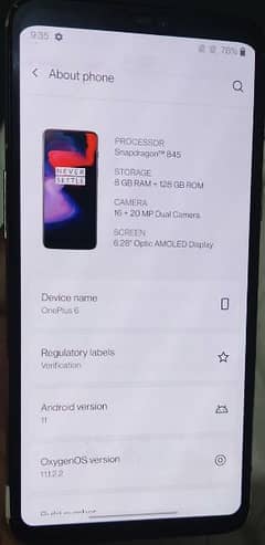 OnePlus 6 PTA approved