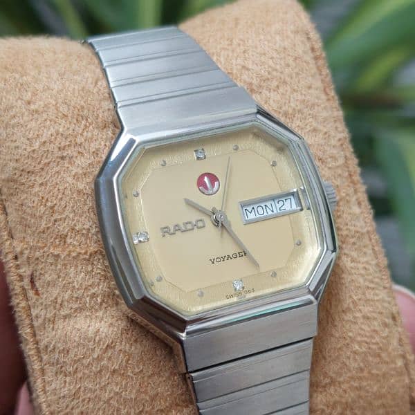 Vintage Rado Voyager Day/Date 3