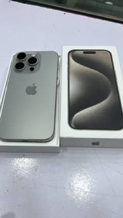 iphone 15 pro Jv 128 gb natural only 8 cycles