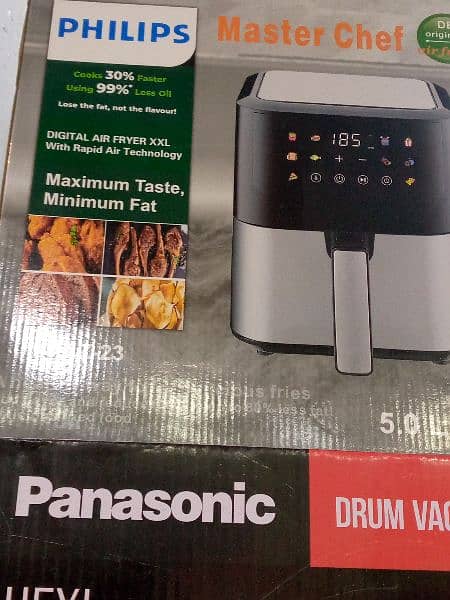 New) Philips LCD Touch Control Air Fryer - 5.0L Capacity Master Chef 1