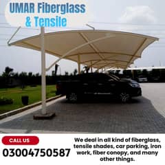 Tensile Fiberglass/Fiber glass shed/Parking shed/tarpal/conopy/Fiber