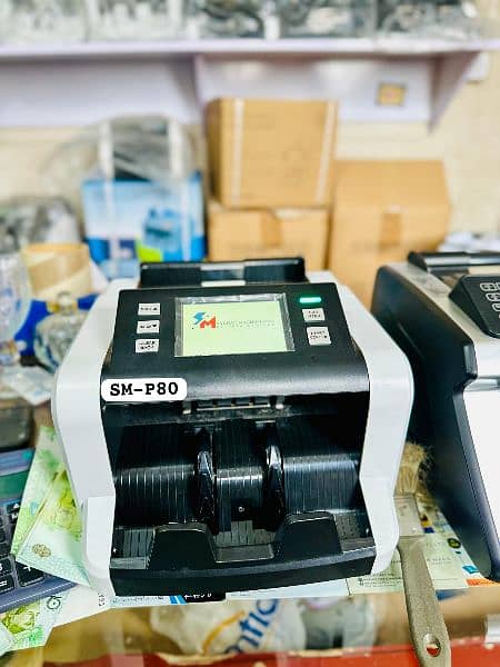 cash counting machine, mix note counting with fake note detection PKR 1